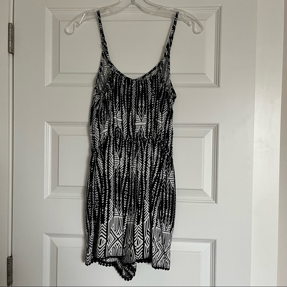 Mossimo Geometric Aztec Print Cami Romper - Picture 3 of 6
